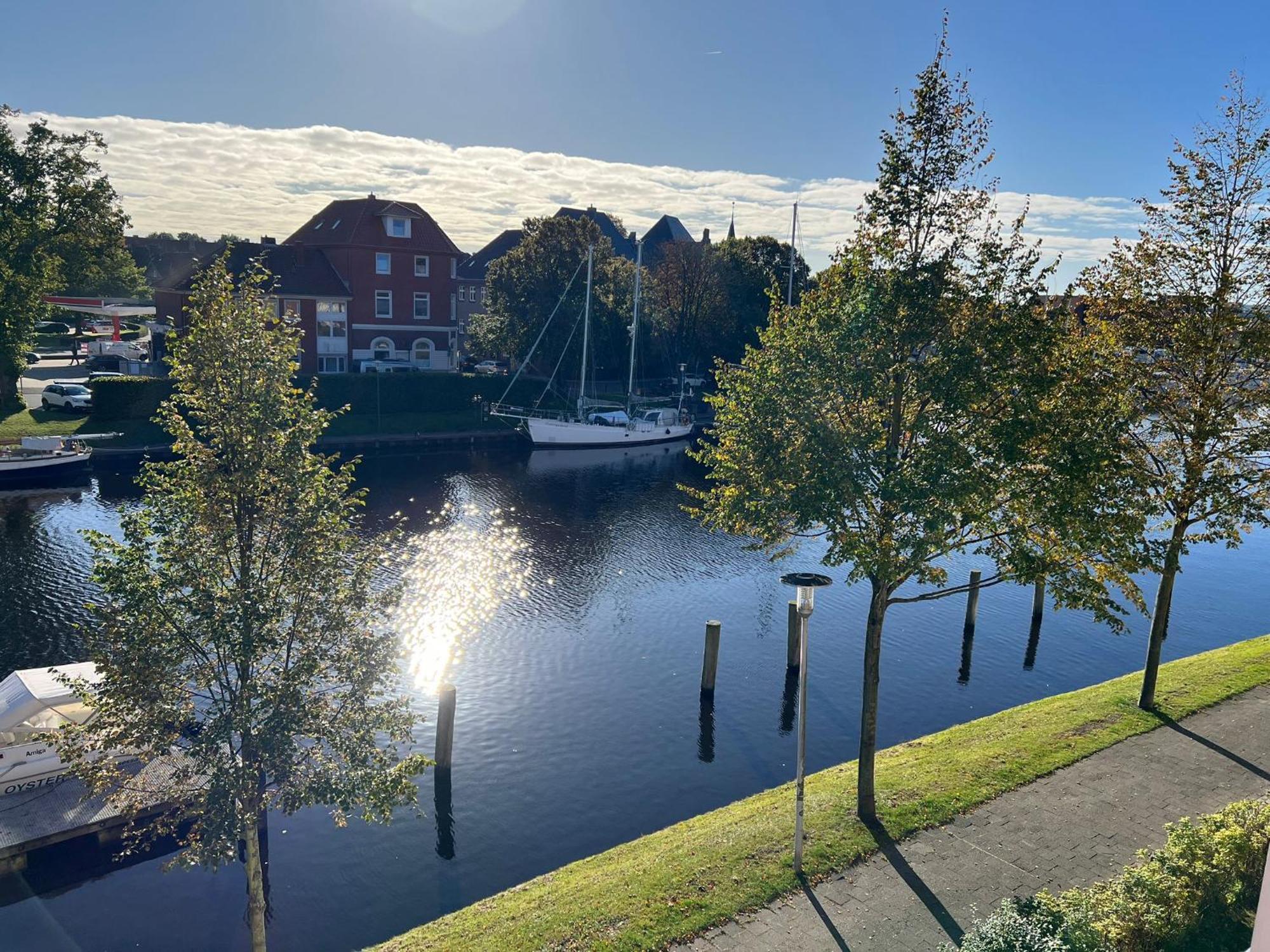 Gemuetliches Studio Im Stadtkern Mit Kanalblick Emden Exteriér fotografie